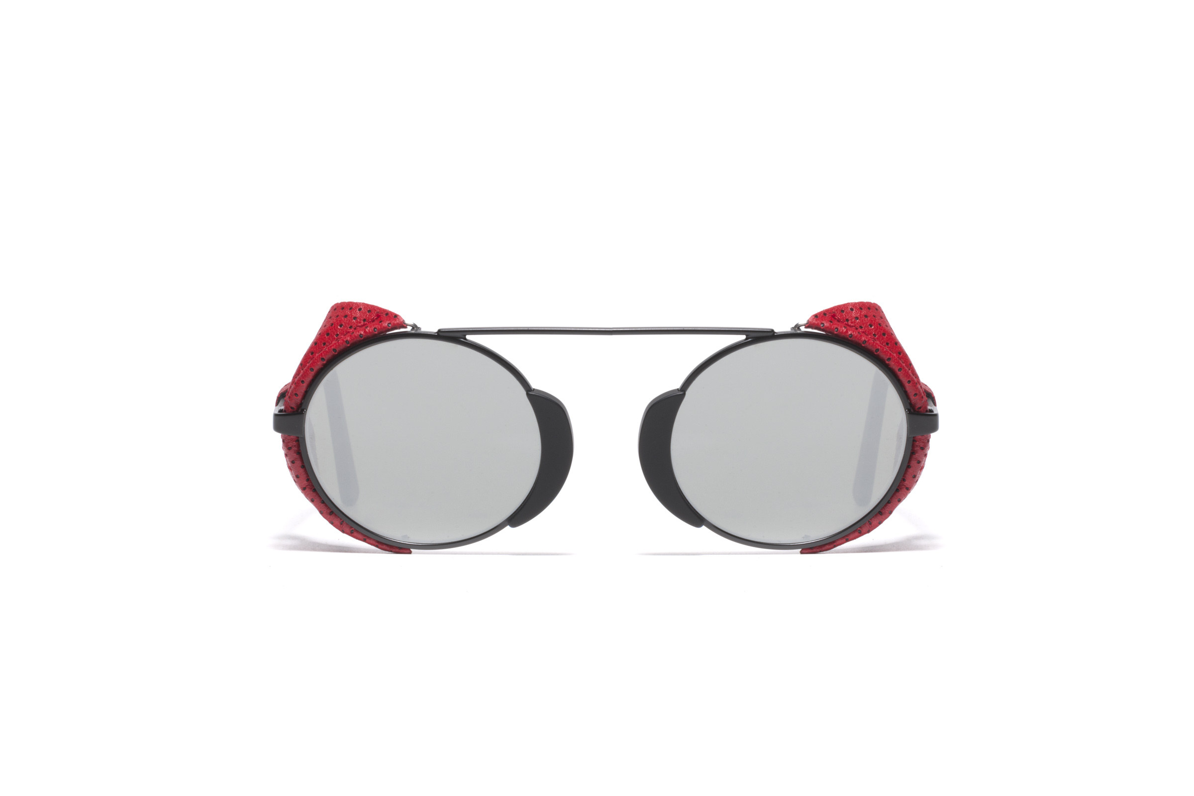 Black Togo Eyewear Red / 22 Flat // - Mirror Silver Matt L.G.R Flap