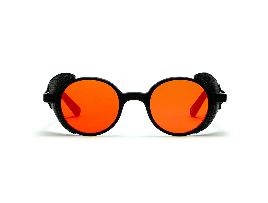 Black // Flat 22 Flap Eyewear Reunion L.G.R Mirror / - Matt Red Black